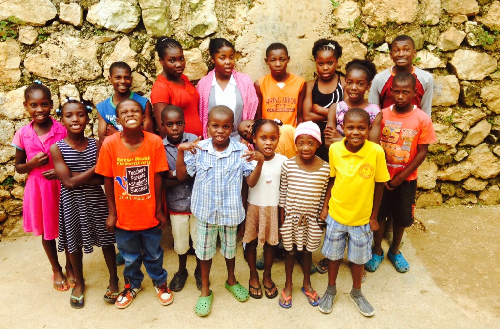 Heart of God Haiti sponsored kids at the center