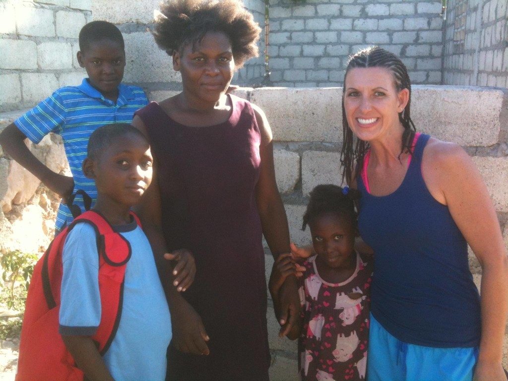 One family we have been getting to know. The four children are now all in school and have school supplies. Mom has agreed to do community service so that her kids will know she has earned their school fees with dignity. Mom and Aunt are also excited to attend the upcoming literacy classes!