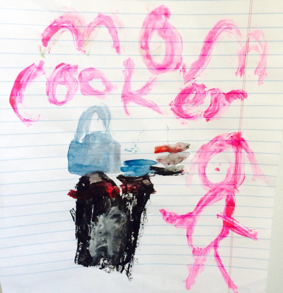 Evan's Mom Cooker Painting